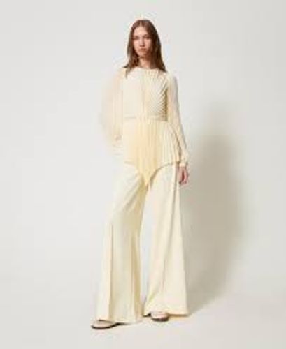 Pleated georgette blouse