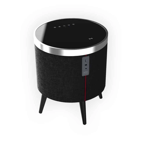 שולחן רמקול בלוטוס ומשטח טעינה אלחוטי NOA Sound Box V1200W - צבע שחור