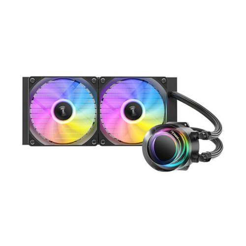 משאבת קירור שקטה עם תאורת RGB במערכת Antec Vortex 240 ARGB 240 מ