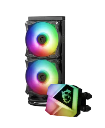 מערכת קירור נוזלי למעבד MSI MAG CORELIQUID C240 ARGB COOLER 2X120mm S.1700