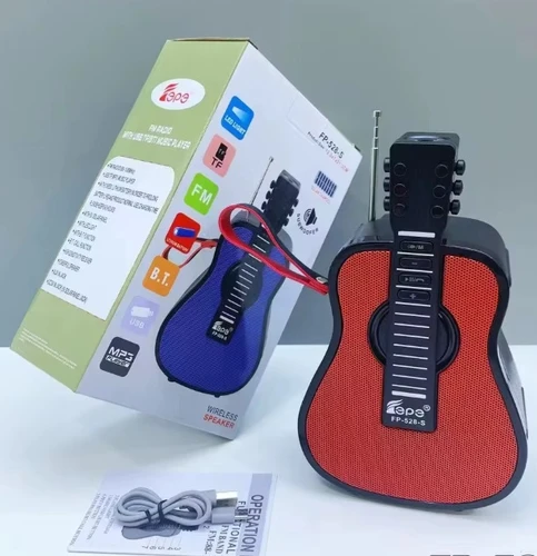 רמקול בלוטוס סולארי עם רדיו ואורות 21 ס