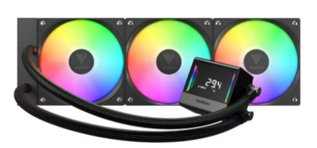 מערכת קירור נוזלי למעבד עם צג דיגיטלי (360mm) RGB Gamdias Chione E4-360