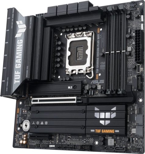 ASUS TUF GAMING B860M-PLUS לוח אם Micro-ATX עם תמיכה בזיכרון DDR5.