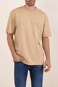 חולצה HUGO מידות S-XXL לגברים בגוון בז