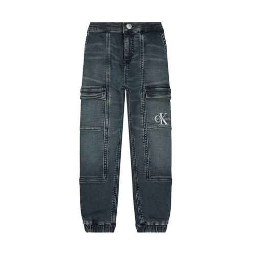 דגמ״ח CALVIN KLEIN מידות 4-16 לילדים בגוון ג'ינס כהה