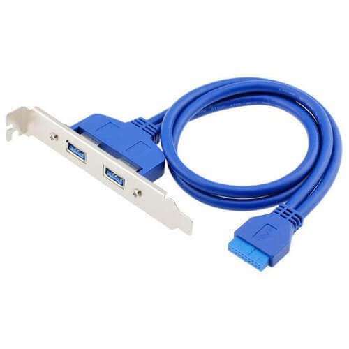 מתאם – 2PORT BRACKET FOR USB 3.0