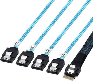 CABLE SFF-8654 i4 slimsas to x4 Sata 60cm