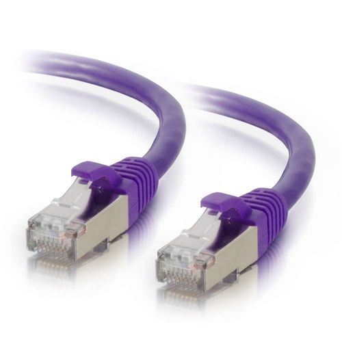 כבל רשת מסוכך סגול CAT6 3M