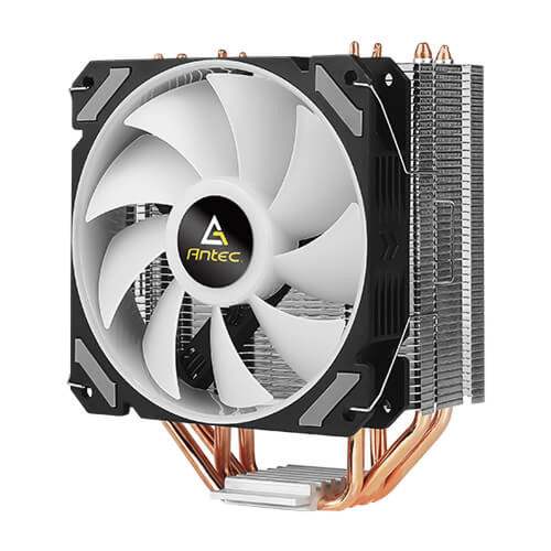 Antec A400i CPU Cooler – מאוורר RGB עם TDP עד 150W, כולל צינורות נחושת לפיזור חום