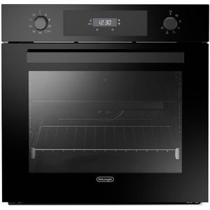 תנור בנוי דלונגי 70 ליטר Delonghi דגם  DLM9N+תצוגה דיגיטלית צבע שחור מלא. 2 תבניות ורשת רוחב 59.5 ס"מ