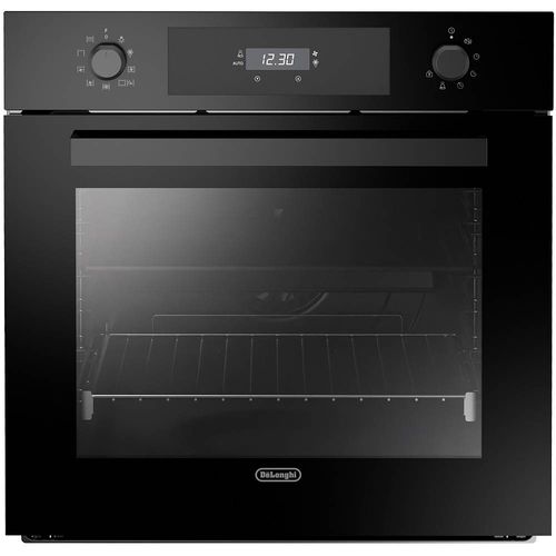 תנור בנוי חד-תאי פירוליטי DeLonghi DLM9NP, שחור, רוחב 59.5 ס