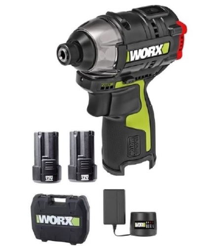 מברגת אימפקט WORX 12V WU132 2x2Ah