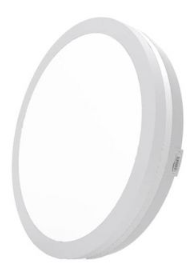 פלפון 18 ס"מ על הטיח עם טבעת אור הקיפית לד MONO 22W - גוון אור משתנה