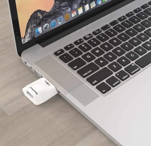 גיבוי קבצים נייד לאייפון בטעינה PhotoCube 128GB