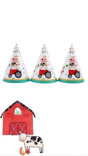 חווה כובעי מסיבה ארוז 6 יח' 