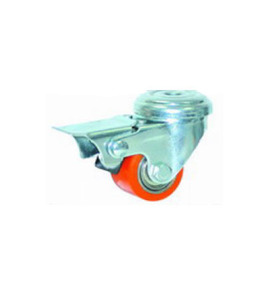 גלגל גומי פוליאוריטן (ES02) חור מתאם + מעצור עומס 120 ק