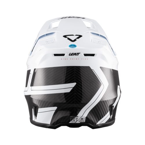 קסדת ליט קרבון / לבן כולל משקפי אבק - LEATT MOTO 9.5 HELMET CARBON V26