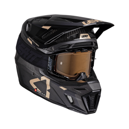 קסדת ליט קרבון כולל משקפי אבק - LEATT MOTO 9.5 HELMET CARBON V26