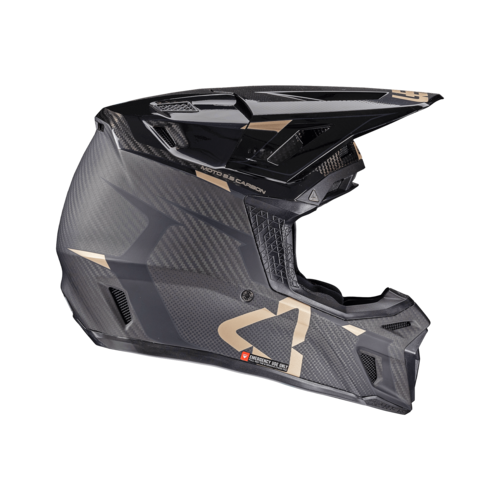 קסדת ליט קרבון כולל משקפי אבק - LEATT MOTO 9.5 HELMET CARBON V26