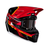 קסדת ליט 7.5 כולל משקפי אבק אדום - LEATT MOTO 7.5 HELMET V26