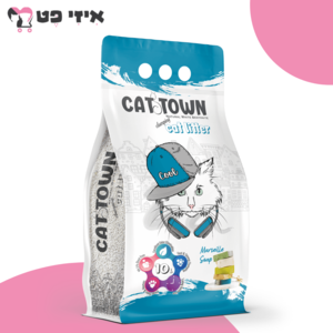 קט טאון חול מתגבש לחתולים בניחוח סבון מרסיי 10 ליטר Cat Town