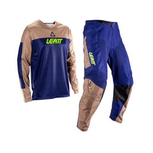 חליפת ליט 3.5 חום / כחול - LEATT MOTO 3.5  RIDE V26 
