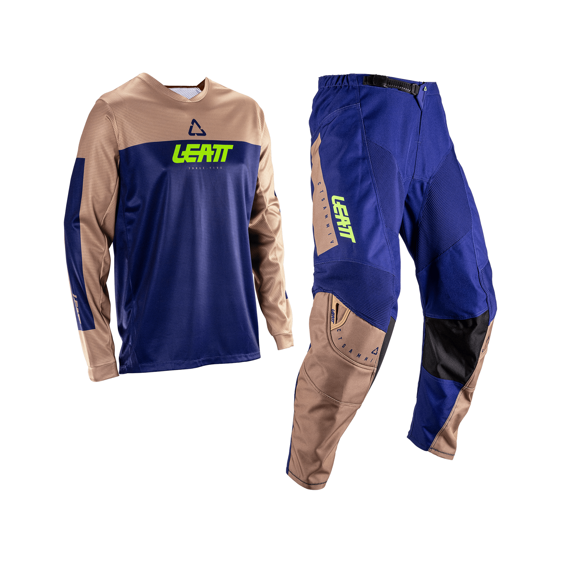 חליפת ליט 3.5 חום / כחול - LEATT MOTO 3.5 RIDE V26