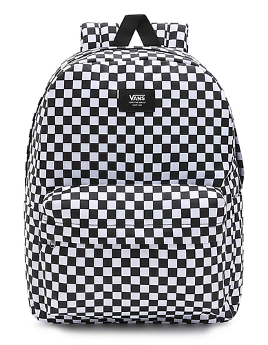 תיקי גב מדהים מסדרת VANS OLD SKOOL CHECK BACKPACK WHITE BLACK