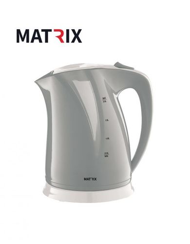 קומקום חשמלי 2 ליטר נשלף נשוויל MATRIX MX-NASH-GY אפור
