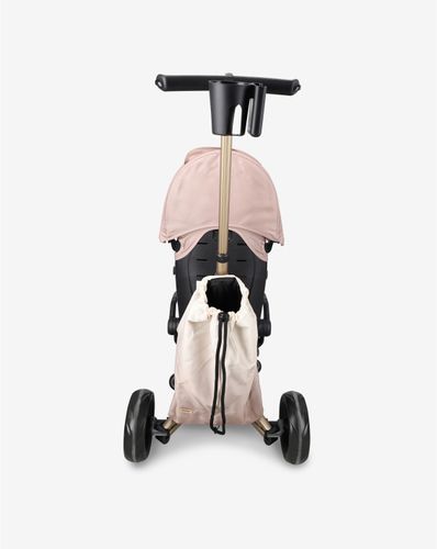 תלת אופן מתקפל 7 ב-1 בעל משענת מתכווננת MINENE X QPLAY-צבע ורוד