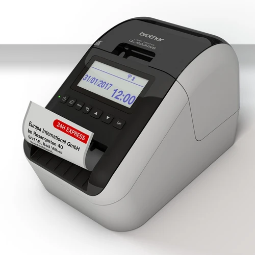 מדפסת מדבקות  Brother QL-820NWBC