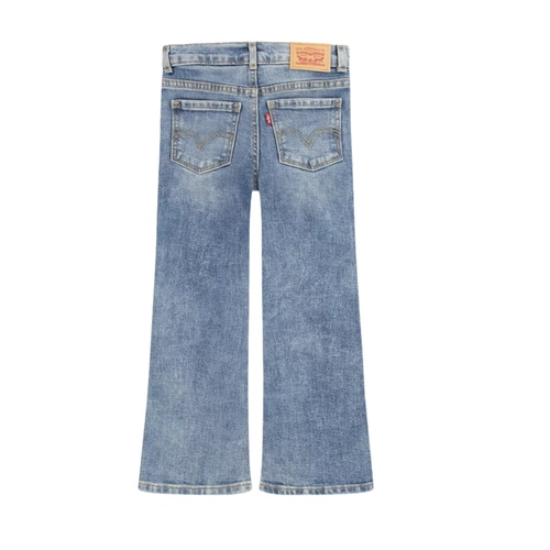 גינס LEVIS מידות 6-16 לילדים בשטיפה בהירה עם קרעים