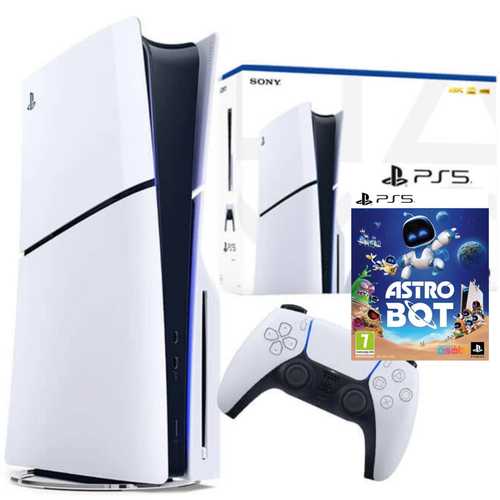 SONY PLAYSTATION 5 SLIM 1TB BLU-RAY EDITION ASTRO BOT BUNDLE סוני