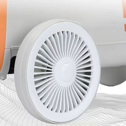 בימבה רטרו עם גלגלים שקטים, אורות LED ותא אחסון - כחול