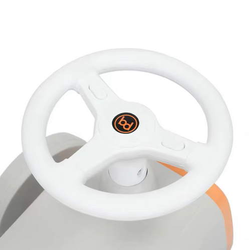 בימבה רטרו עם גלגלים שקטים, אורות LED ותא אחסון - כחול