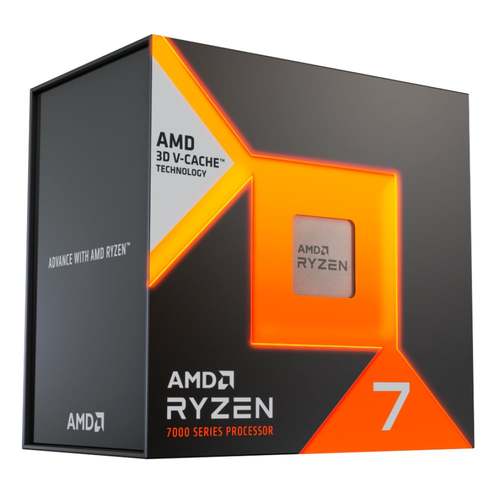 CPU AMD Ryzen 7 7800X3D, מעבד חזק למשחקים ועבודה, תושבת AM5