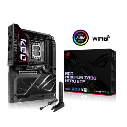 לוח אם ASUS MAXIMUS Z890 HERO BTF WIFI Intel LGA1851 DDR5