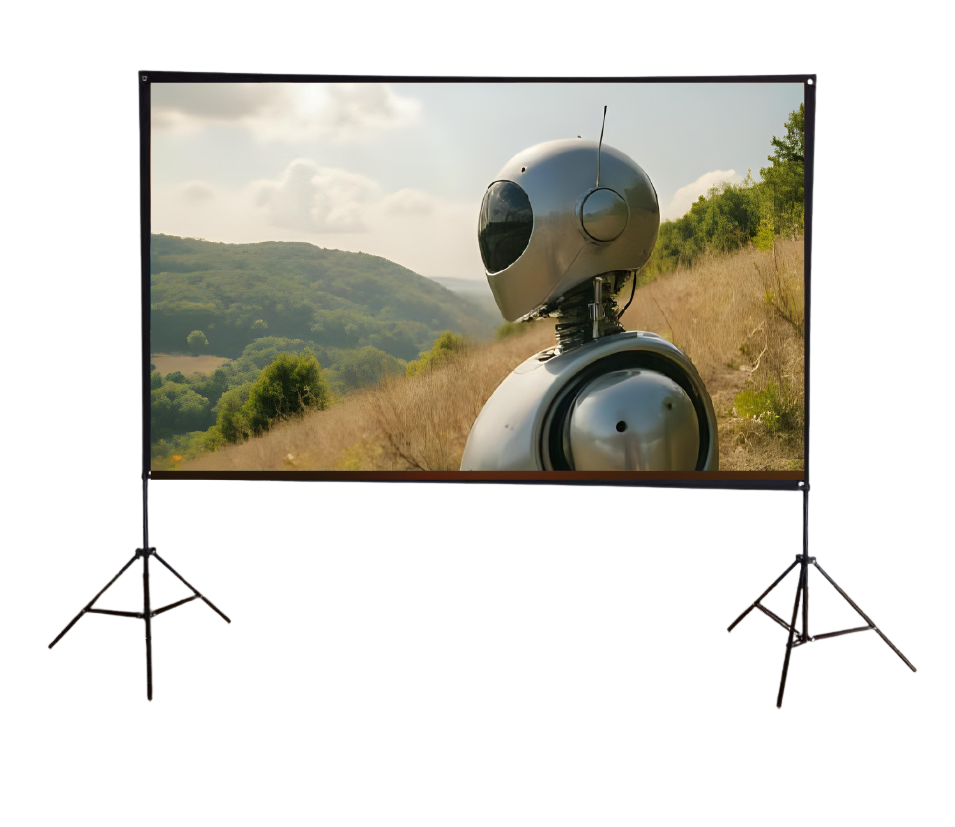 מסך הקרנה מסגרת נייד SINOSCREEN TT146X266FRAME