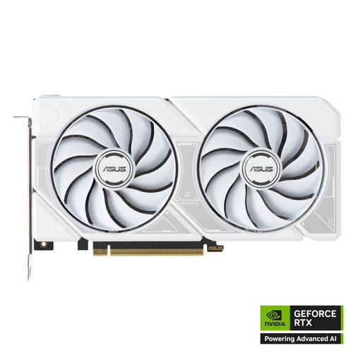 כרטיס מסך לבן ASUS Dual GeForce RTX 5060 Ti 8GB GDDR7 OC Edition