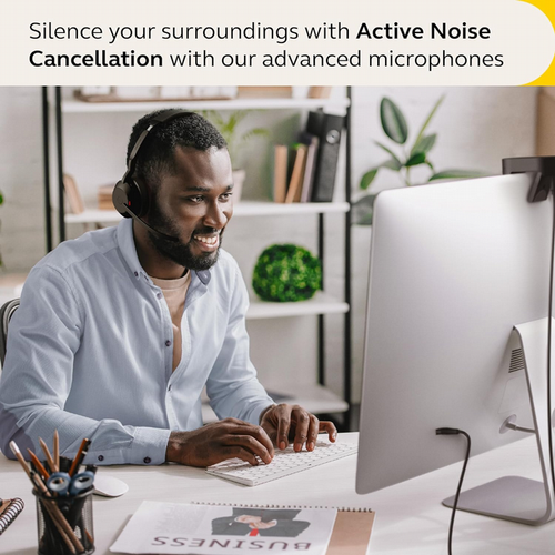 אוזניות אלחוטיות Jabra Evolve2 55 Link380a MS Stereo
