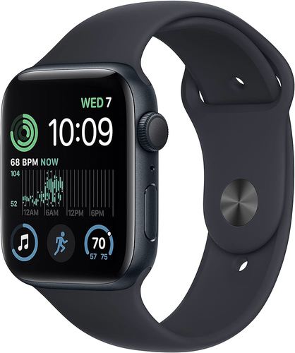 שעון חכם Apple Watch SE 2nd Gen 2024 40mm Aluminum Case Rubber Sport Band GPS אפל