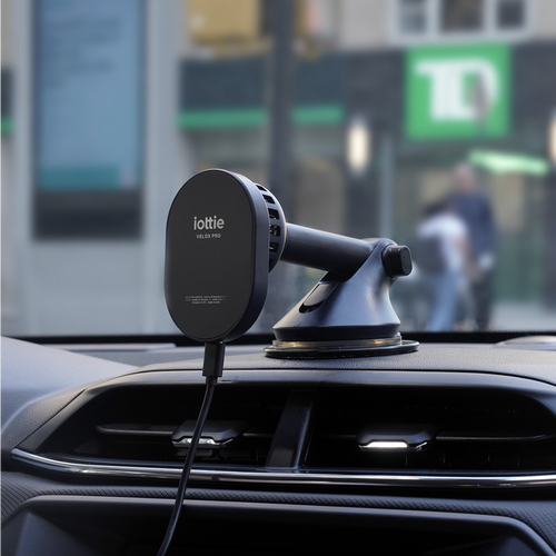 מעמד לרכב IOTTIE Velox Pro Wireless Dash & Windshield Mount - דשבורד 