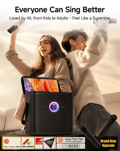 רמקול קריוקי ikarao Shell S3 Karaoke speaker with 7” screen