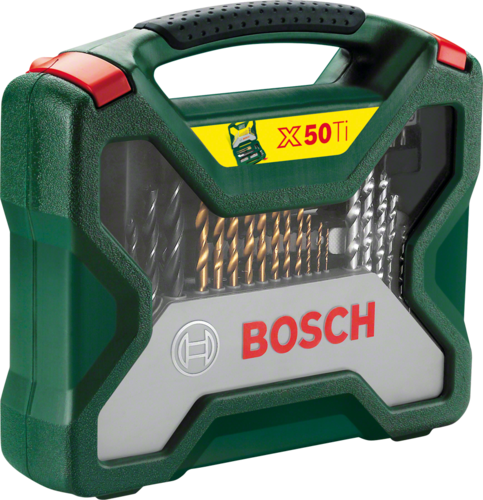 סט טיטניום 50 חלקים BOSCH X-Line 