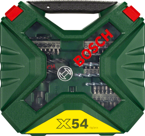 סט טיטניום 54 חלקים BOSCH X-Line 