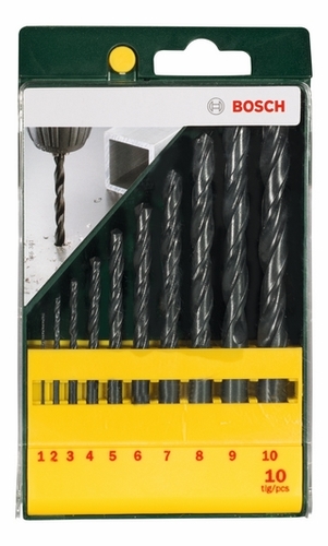 סט מקדחי מתכת 10 חלקים BOSCH
