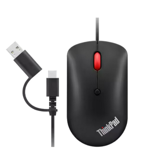 עכבר חוטי LENOVO ThinkPad USB-C Wired Compact Mouse