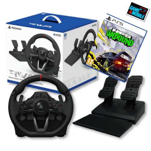 HORI RACING WHEEL APEX + GAME NEED FOR SPEED UNBOUND PS5