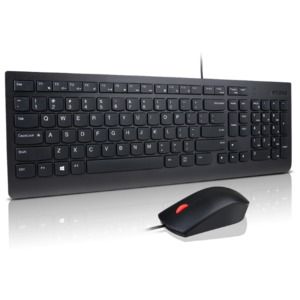 סט מקלדת ועכבר חוטיים LENOVO Essential Wired Keyboard and Mouse Combo + Copilot