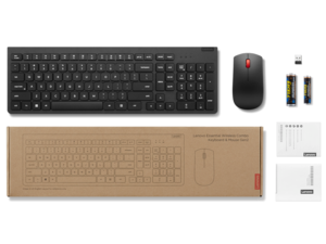 סט מקלדת ועכבר אלחוטיים LENOVO Wireless Combo Keyboard & Mouse Gen2  En/Hb/Ar